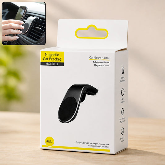 Magnetic Car Air Vent Phone Holder Foldable for Navigation (1 Pc)