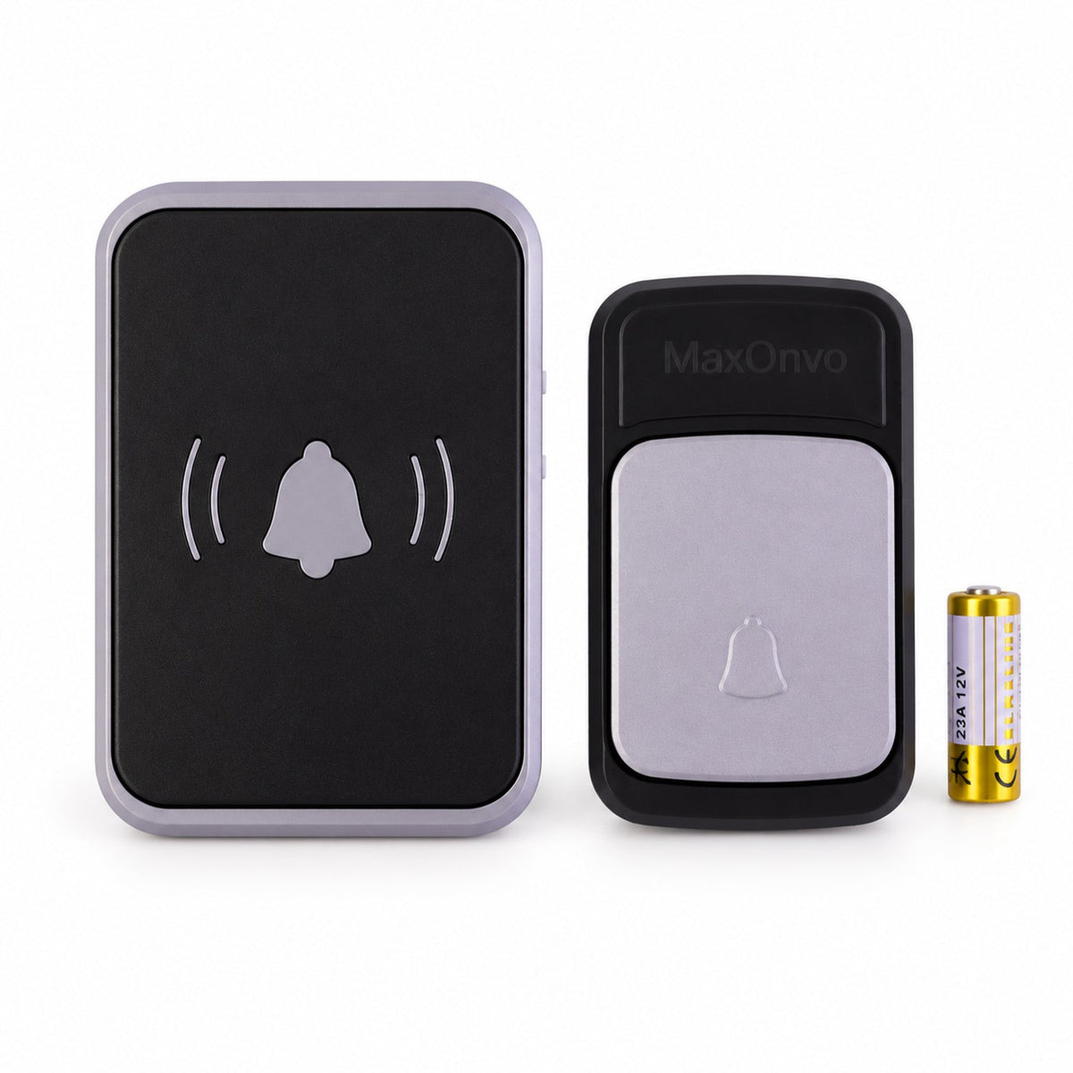 Wireless Doorbell with Push Button, 36 Melodies & Adjustable Volume (1 Set)