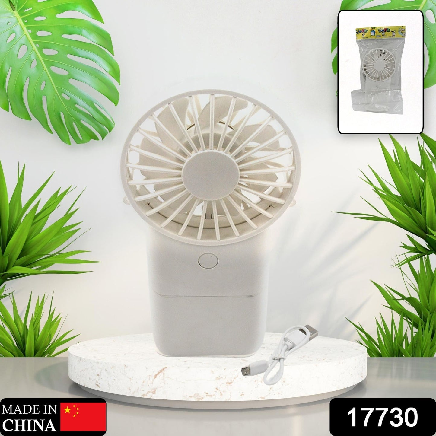 Portable Handheld Electric Fan for Personal Use With 3 Modes (1 Pc, USB)