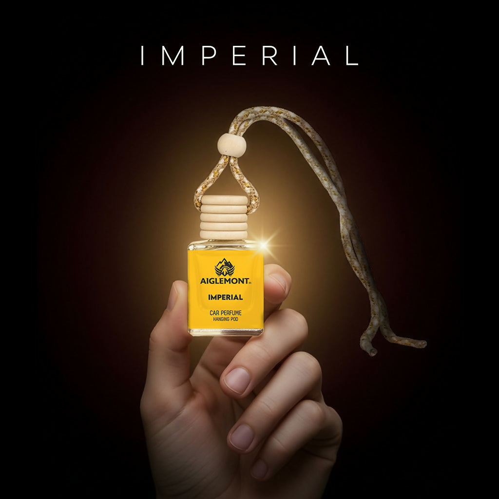 Aiglemont Imperial Car Perfume Hanging Pod 10ml | Long-Lasting Car Air Freshener | Premium Car Interior Accessory
