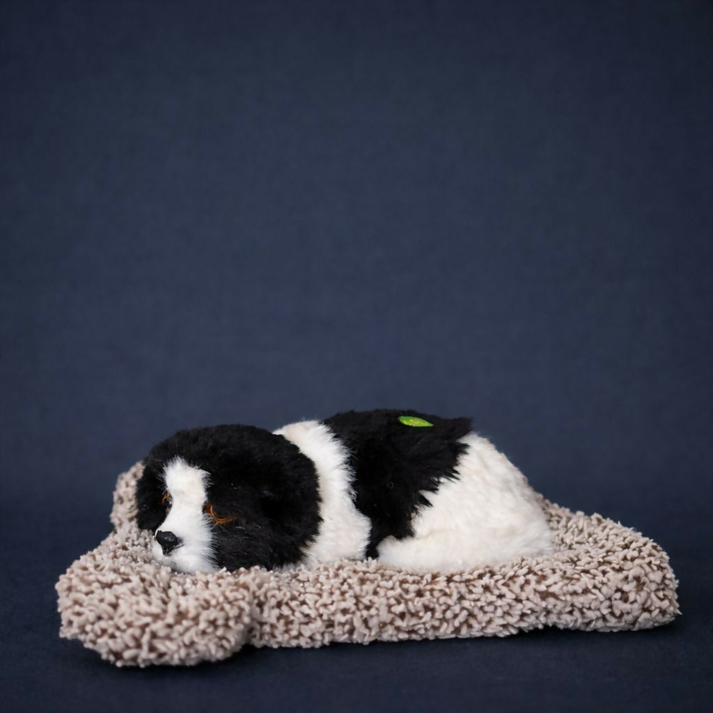 Realistic Sleeping Puppy Car Dashboard Decor Plush Toy