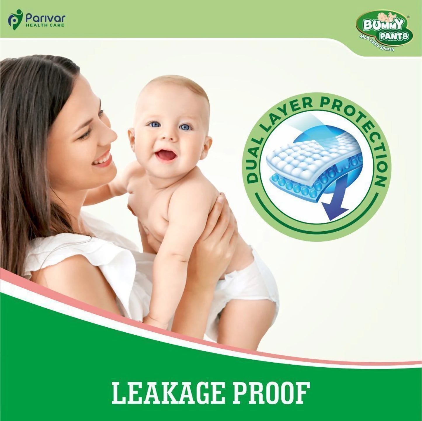 Baby Diaper Pants with 360° Leakproof Protection – Ultra Dry, Fast Absorption