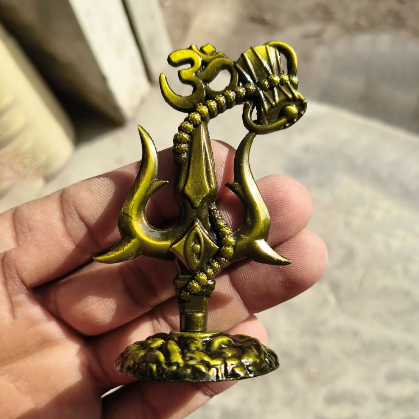 Shiv Trishul with Damru Idol- live
