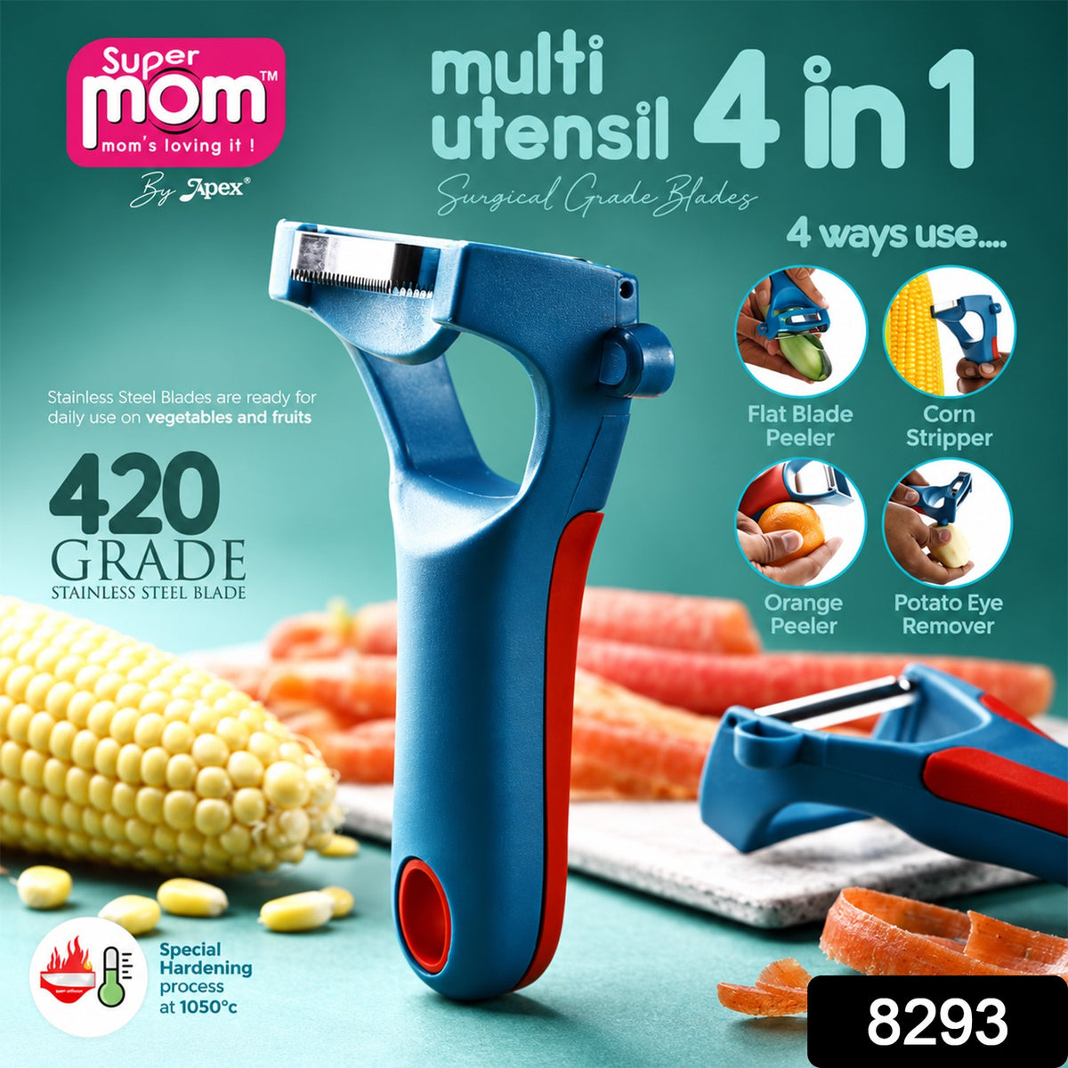 Vegetable Peeler – 4-in-1 Multi-Functional Kitchen Tool