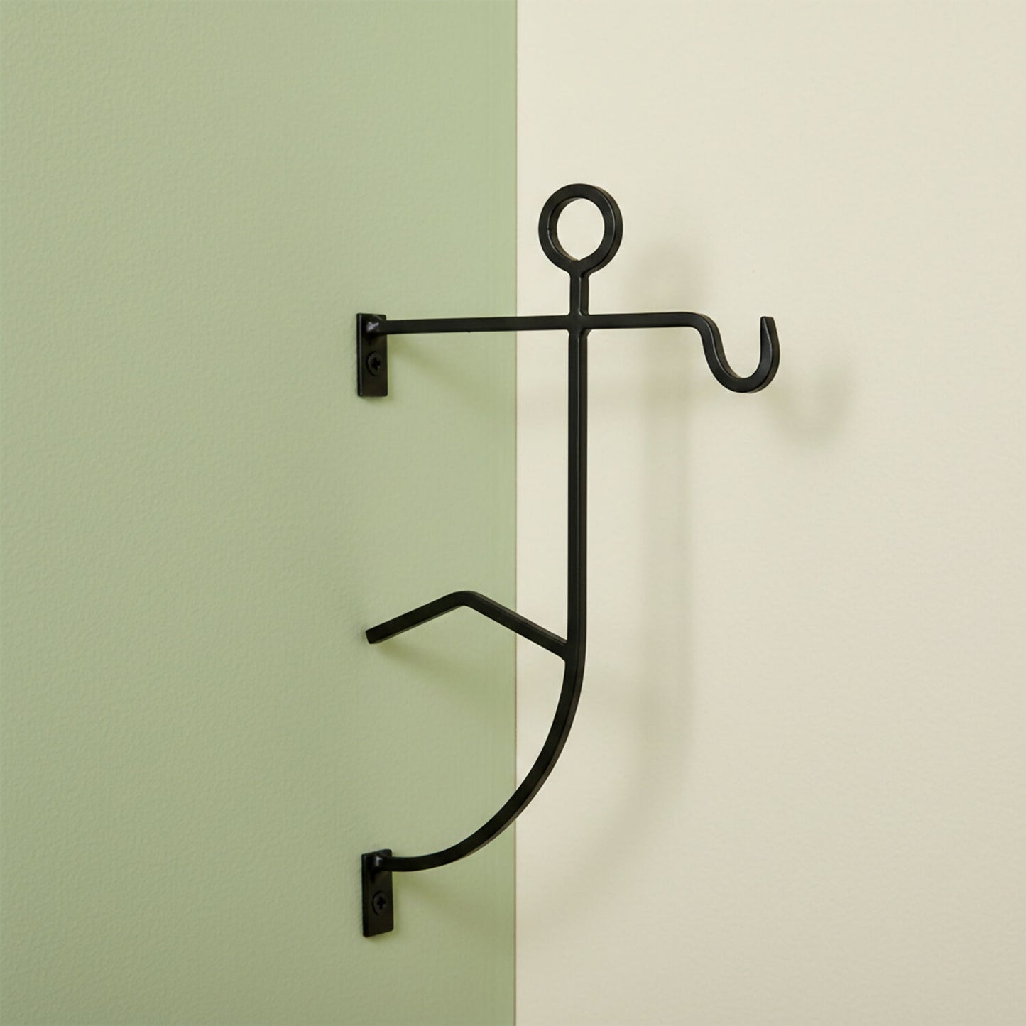 Creative Hanging Man Wall-Mounted Flower Pot Stand for Home & Garden Décor (5 x 6 Inch)