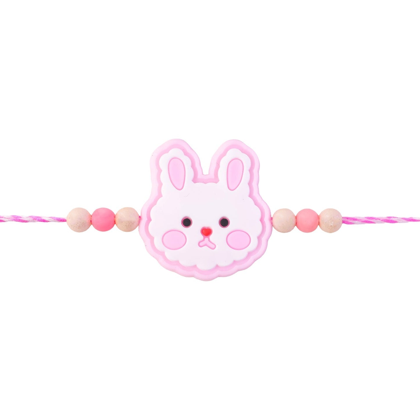 Bunny Character Kids Beaded Rakhi for Brother Designer Style (10pcs)