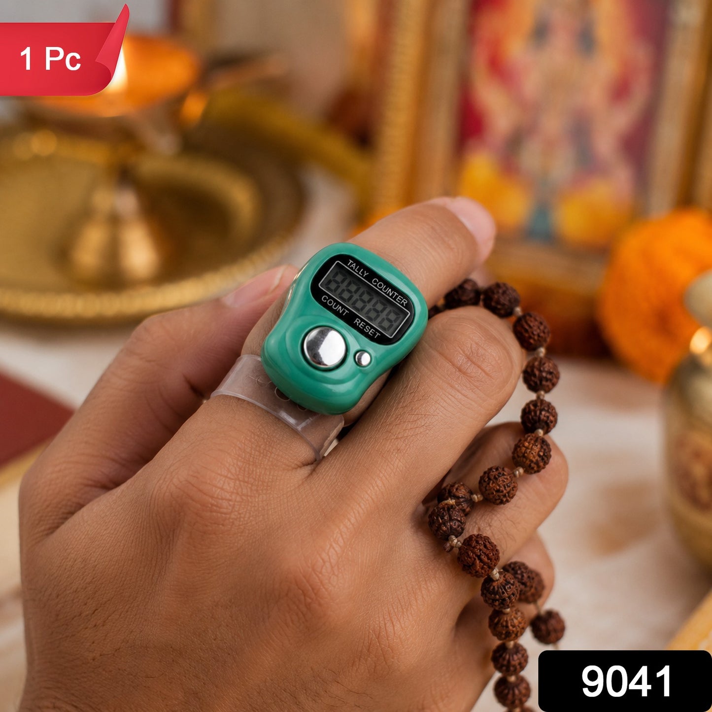 Hand Tally Counter for Jaap and Mantra Chanting Pooja Use (1 Pc)