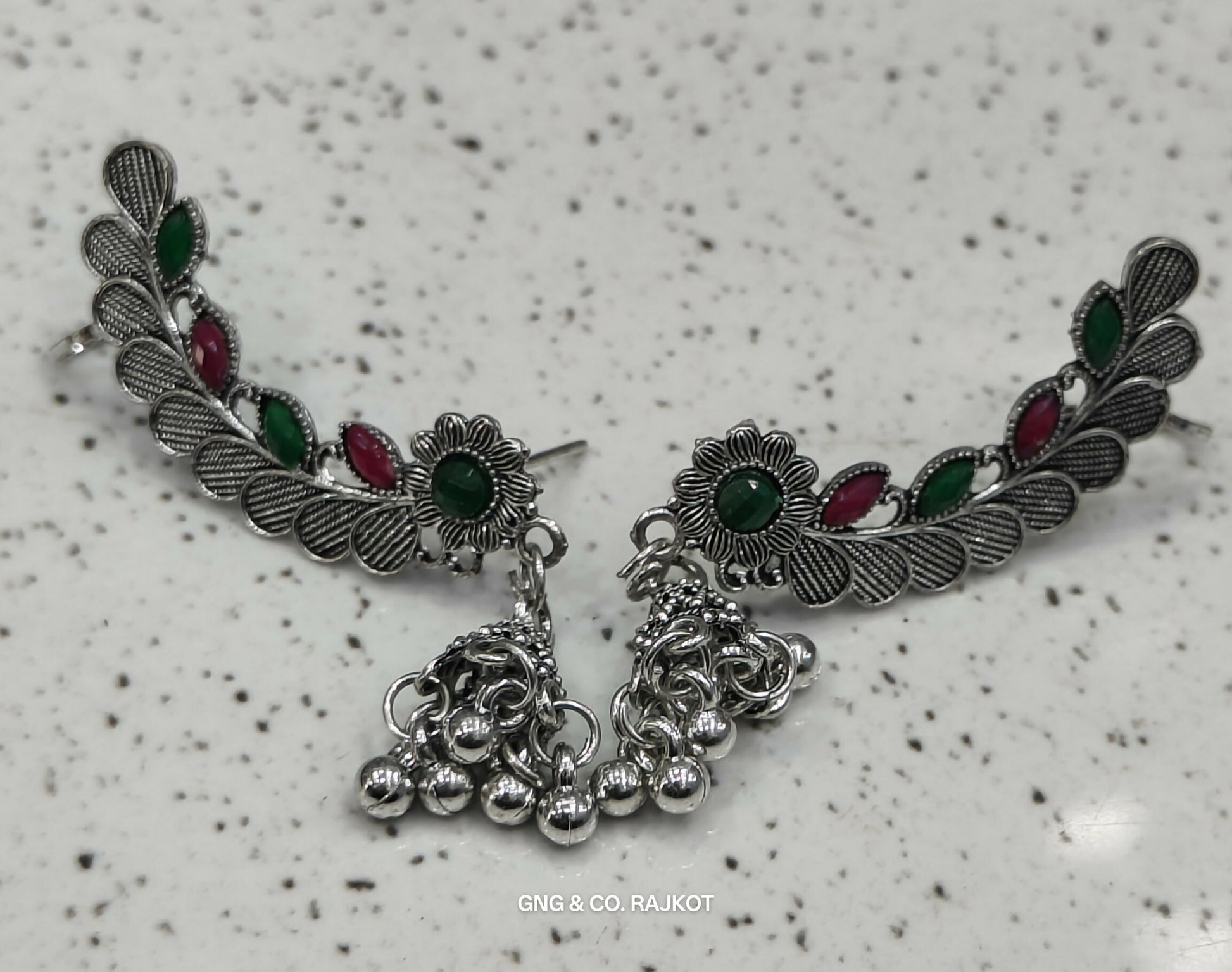 Silver Jhumka Earings