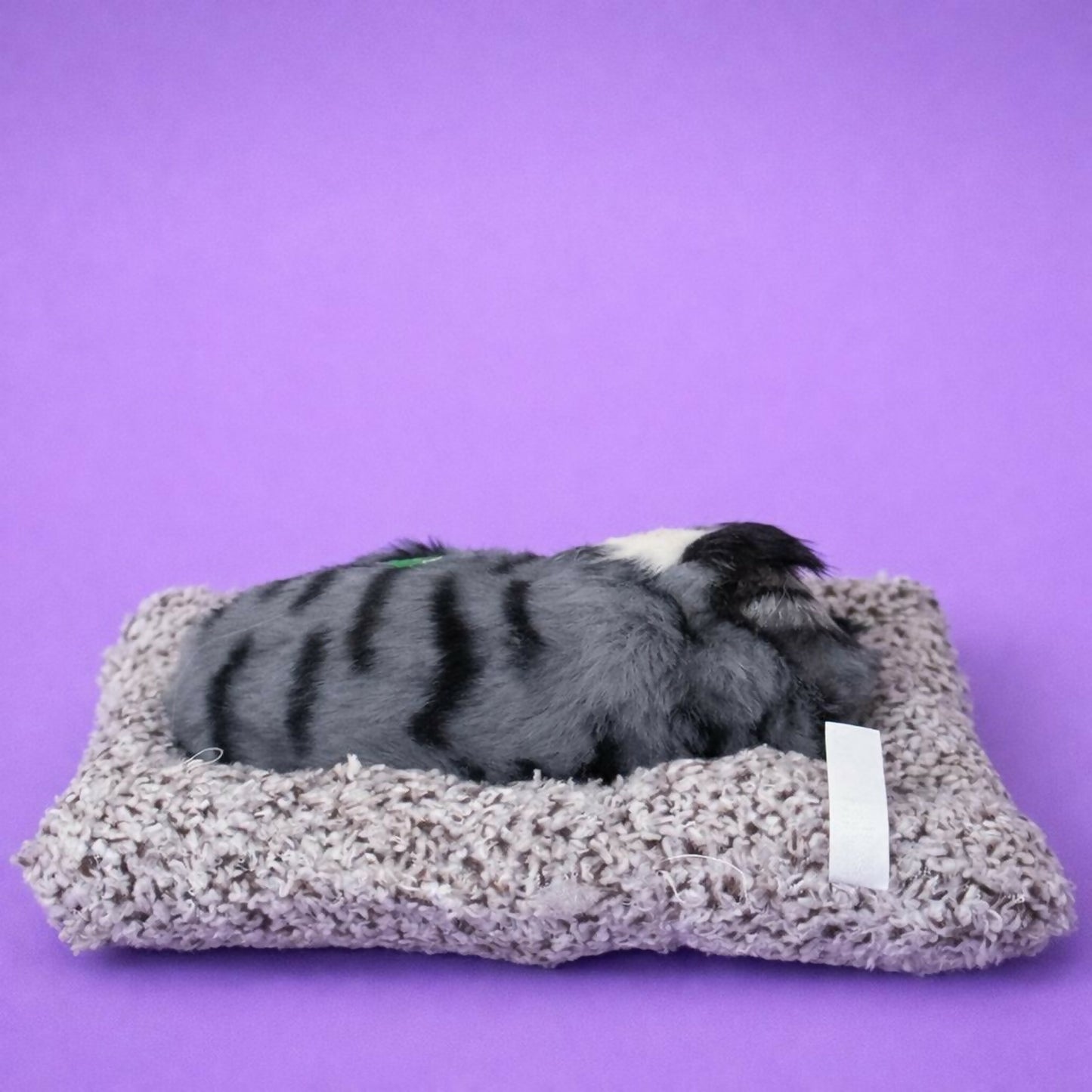 Sleeping Cat Showpiece for Home & Car Dashboard Decor | Soft Fur Look