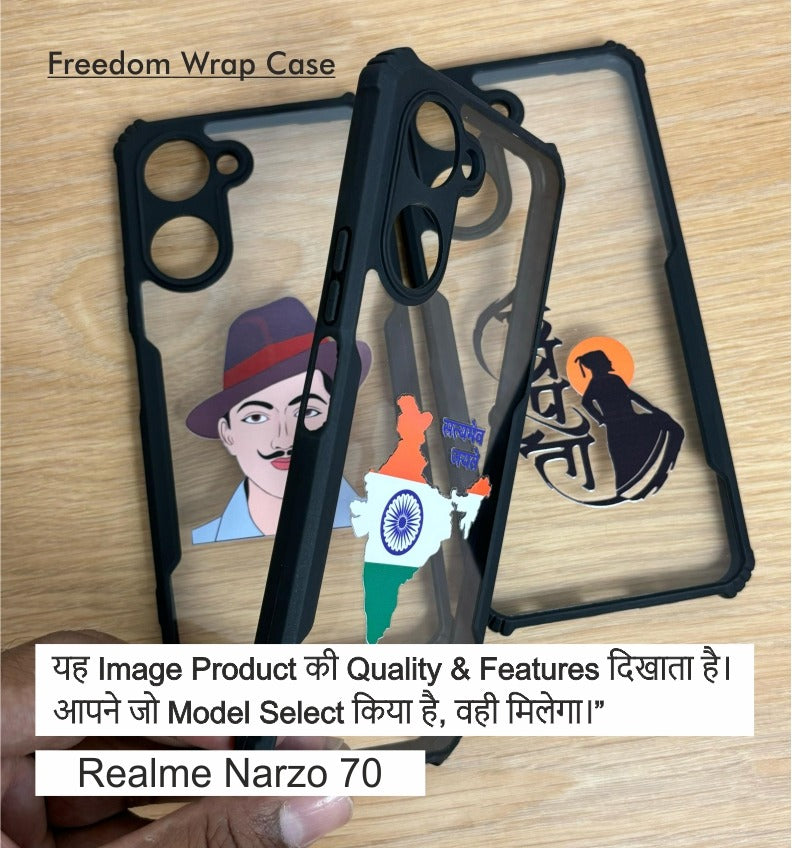 Freedom Wrape Case For Realme Narzo 70