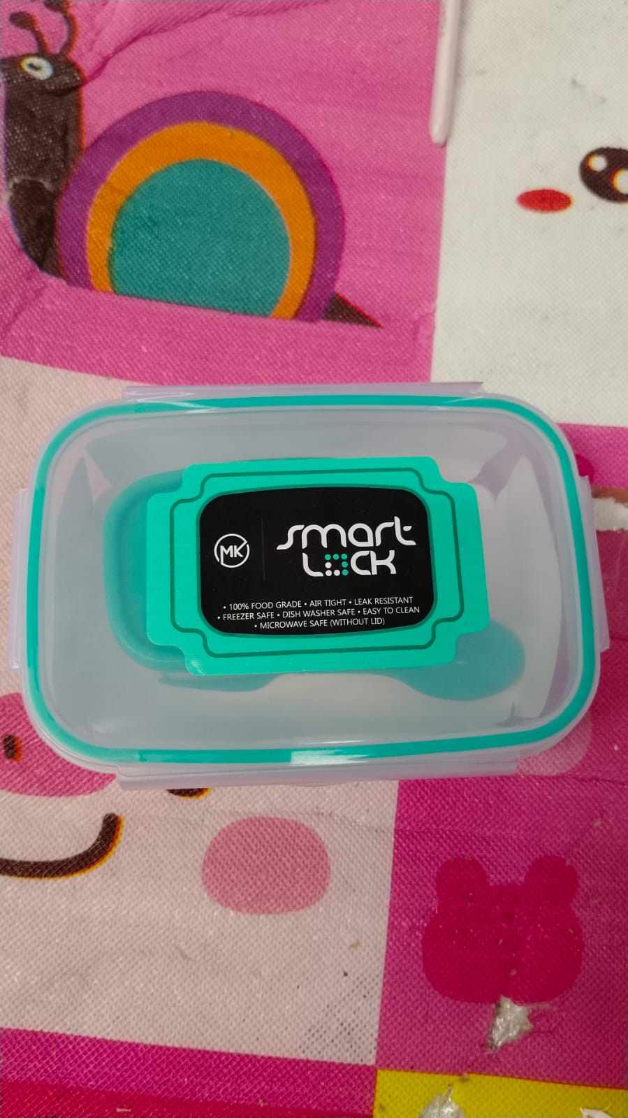 Cartoon Kids Lunch Box - Airtight Food Container with Spoon & Inner Compartment for School