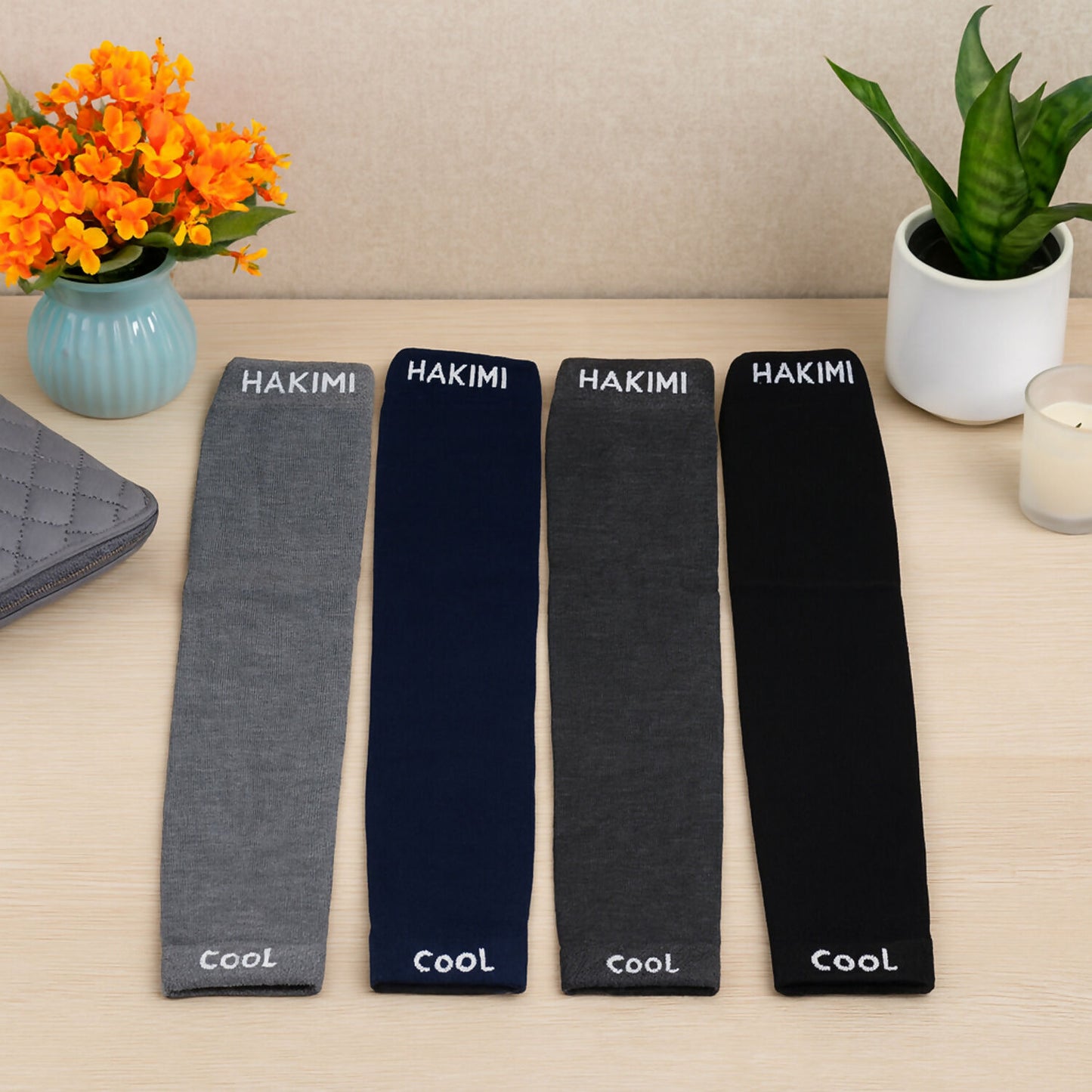 Unisex Cooling Arm Sleeves for Outdoor Sports & UV Protection – Breathable Stretchable Fabric – Mix Color – Pack of 3 Pairs