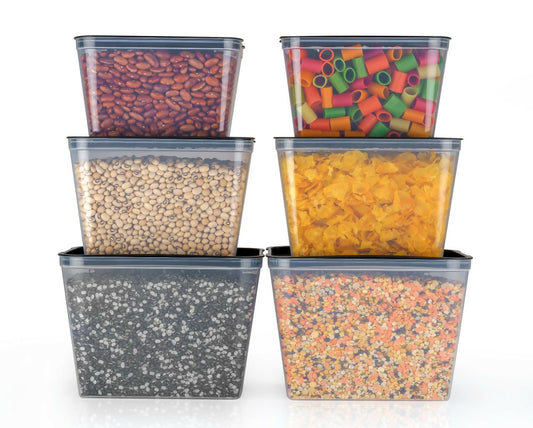 Transparent Food Storage box Pack of 6