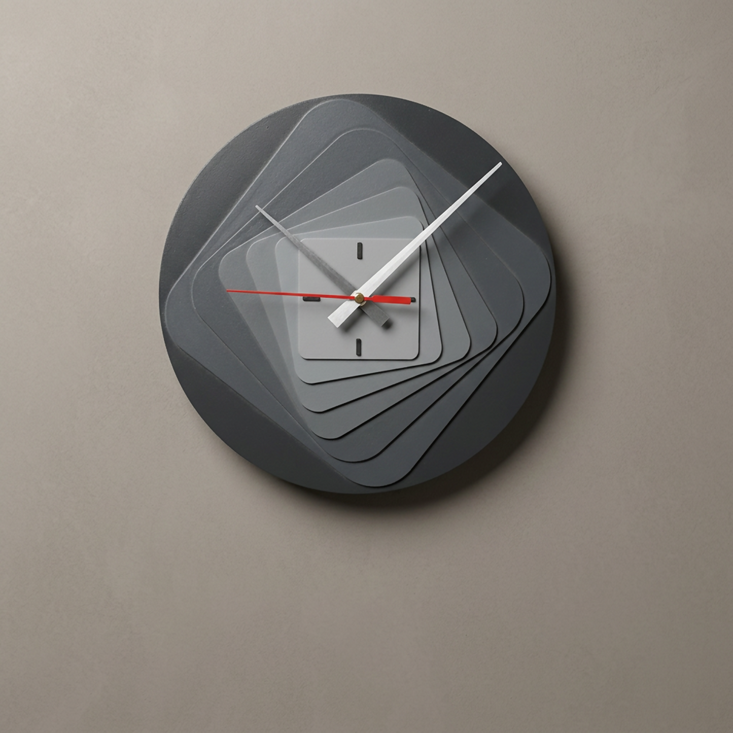 Clock 7 Layer Grey 2