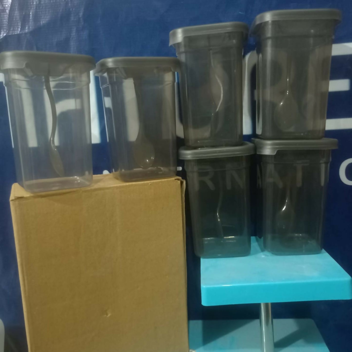 Airtight Spoony Container pack of 6