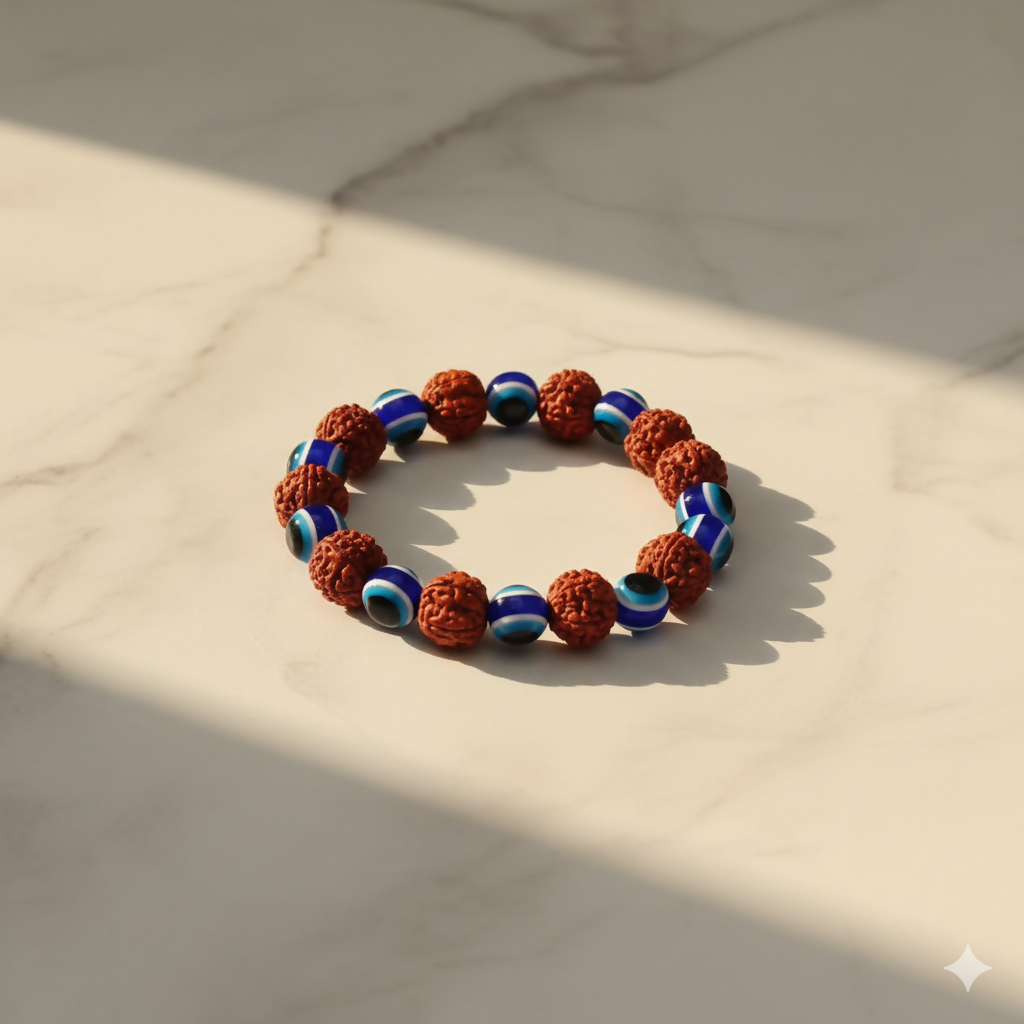 Rudralsh & Evil Eye Beads Bracelet