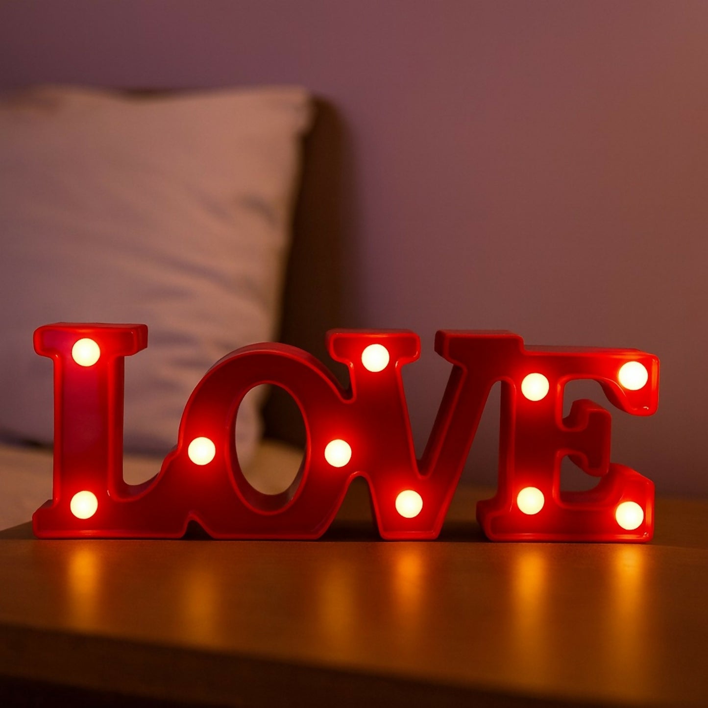LOVE LED Marquee Light for Bedroom, Proposal, Wedding & Home Décor