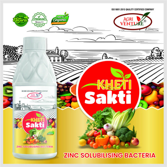 AgriVenture KHETI SAKTI ( ZSB – Zinc Solubiling Bacteria ) Bacterial Products (1Ltr)