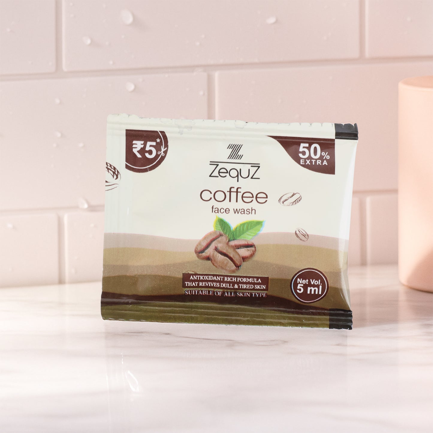 Zequz Coffee Face Wash Sachet (5 ML / 1 Pc)