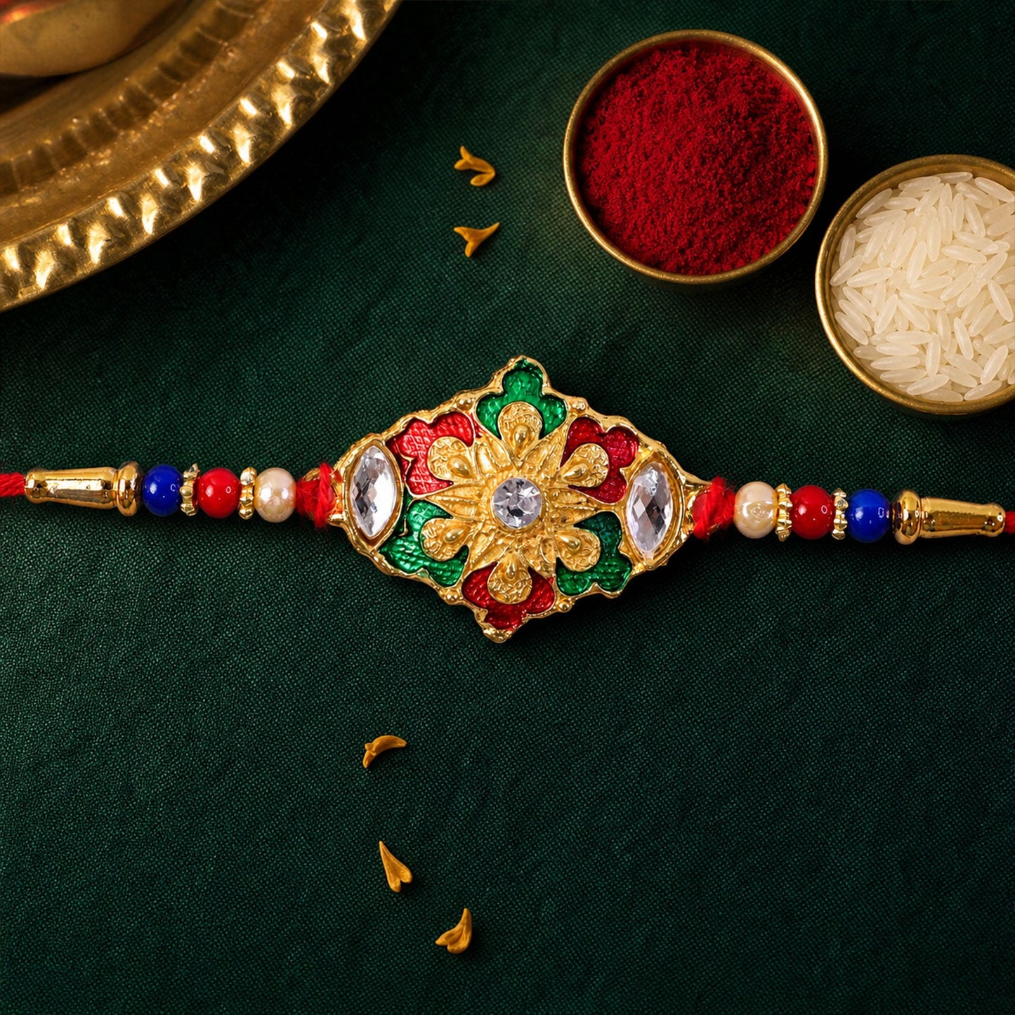 Designer Rakhi Handcrafted Gift for Raksha Bandhan (5pcs)