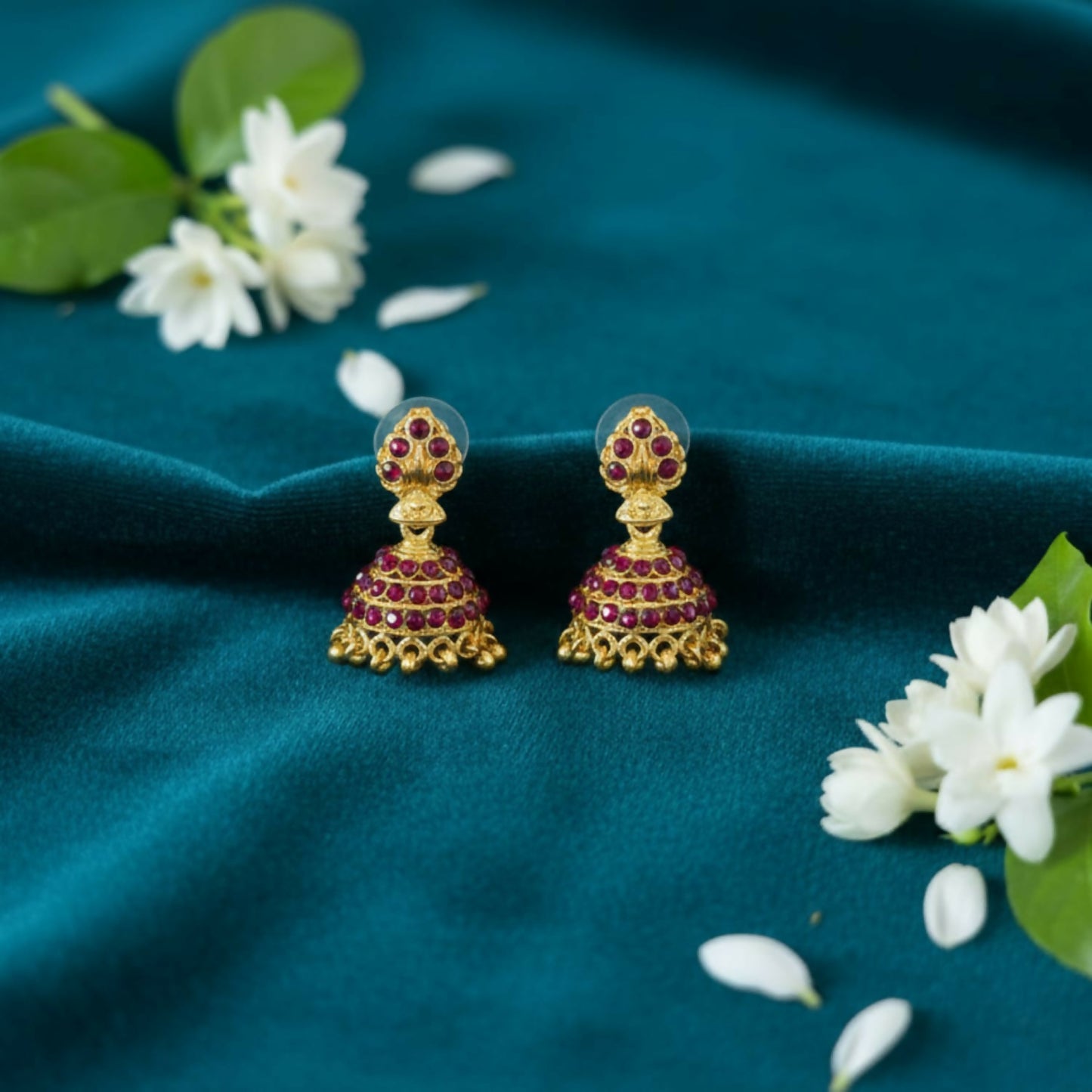 Trendy Gold Plated Jhumki Earrings | Party & Function Wear