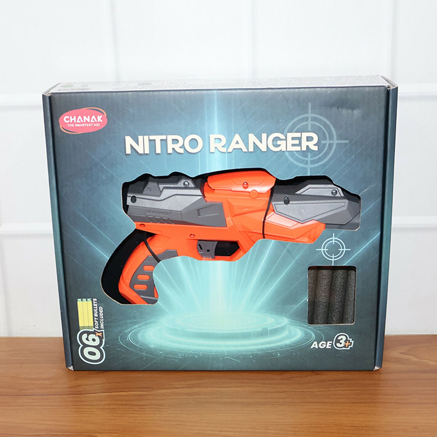 Nitro Ranger Soft Bullet Toy Gun for Kids with Foam Darts – Action Blaster Style Shooting Toy