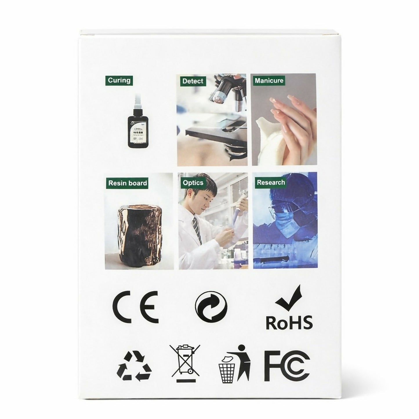 Black Clip-On UV LED Lamp with Flexible Neck