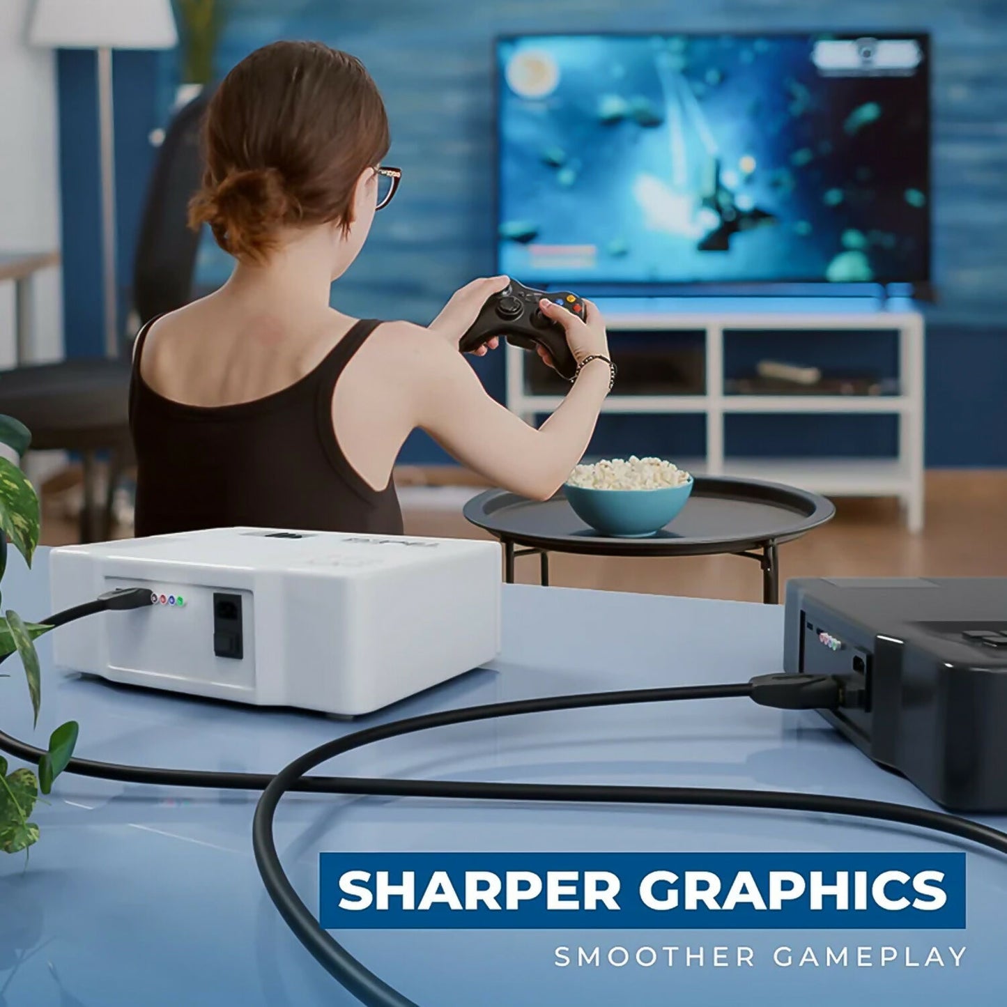 Lapcare HDMI Cable 5 Meter for High Definition Audio Video Transfer TVs and Displays