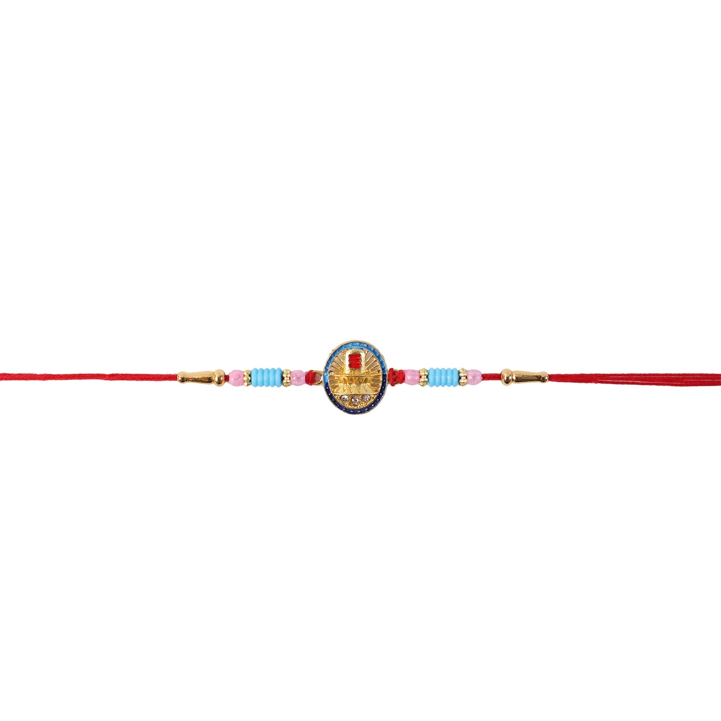 Festive Raksha Bandhan Lord Shivling Rakhi with elegant details