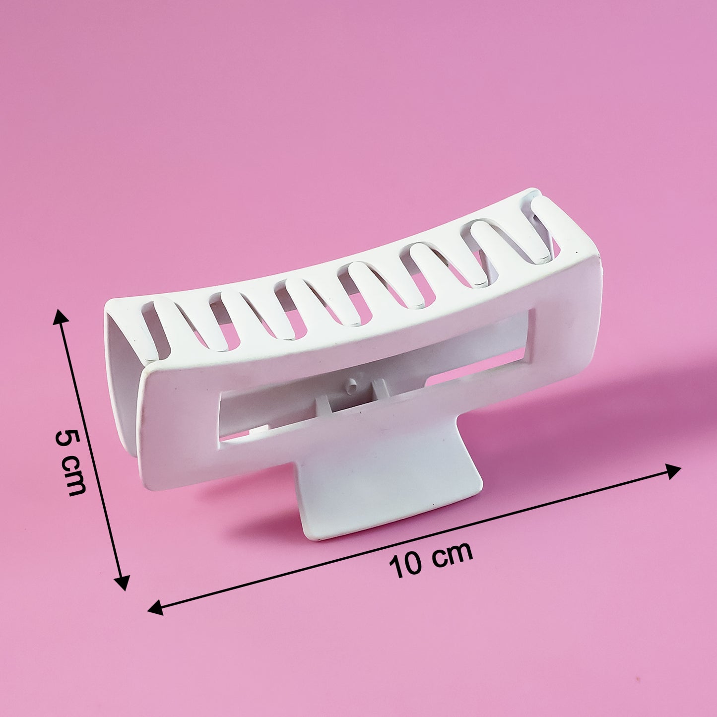 Large Stylish Plastic Hair Clip (1 Pc)