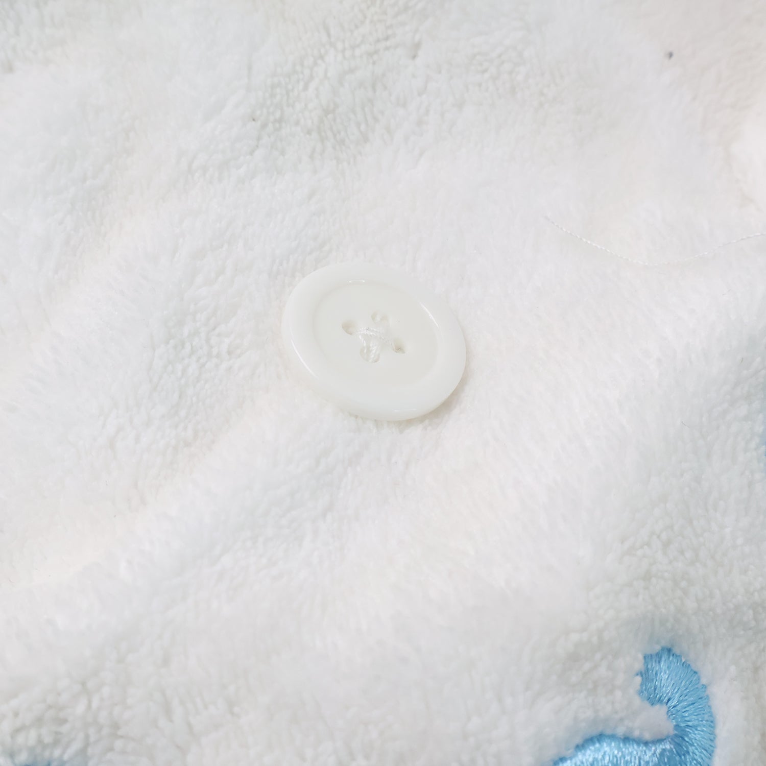 Soft Microfiber Cartoon Design Hair Drying Towel Wrap with Button Closure (1 Pc)