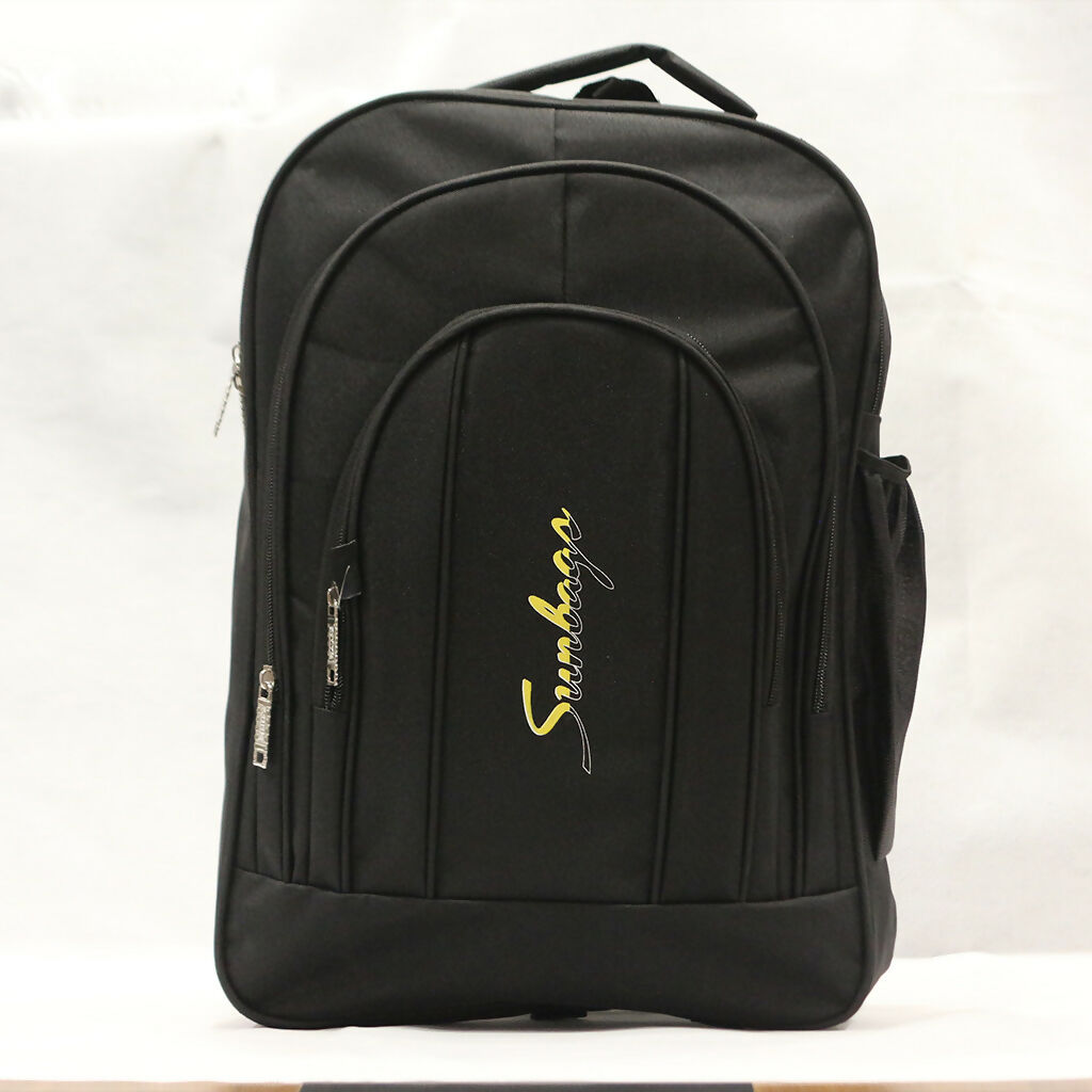 Backpack Black for Men & Women | Office & College Bag with Multiple Compartments Durable & Stylish Travel and Office Bag