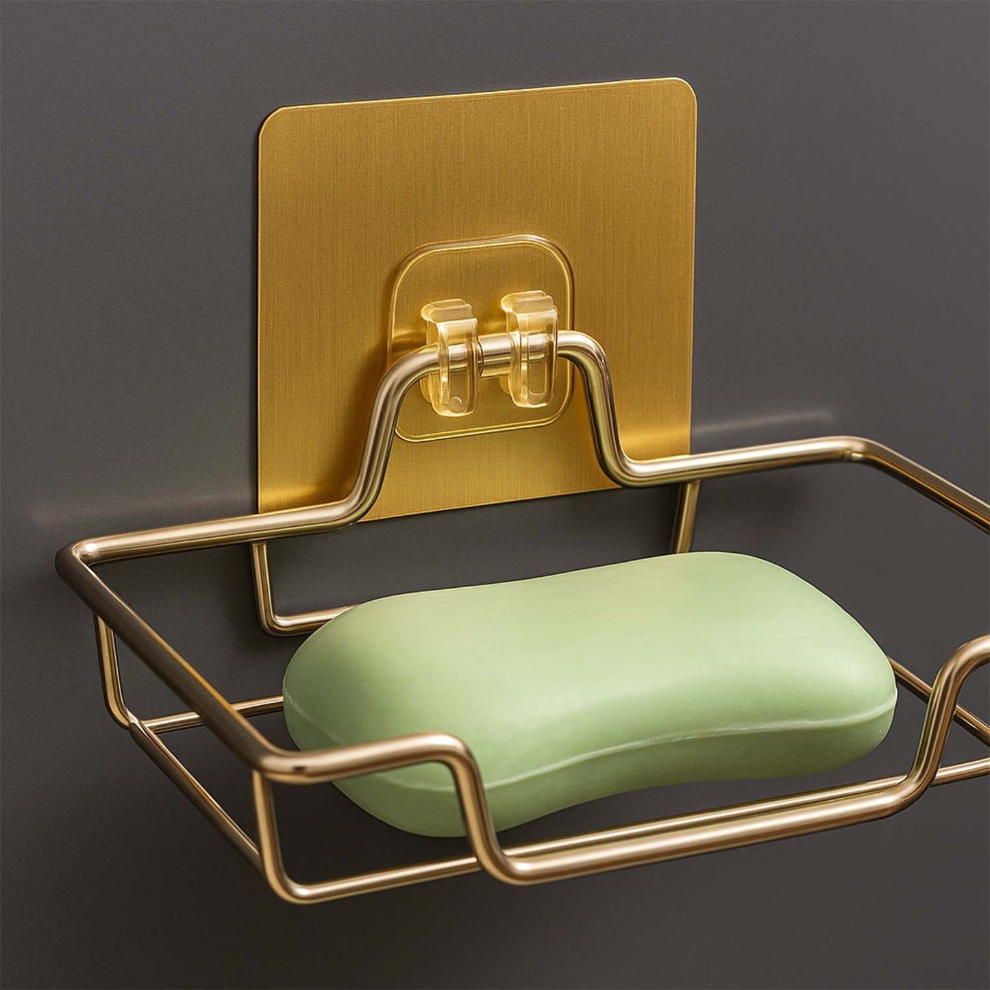 Self-Adhesive Heavy-Duty Plastic Wall Hook – 1 Pc (8x8 cm)