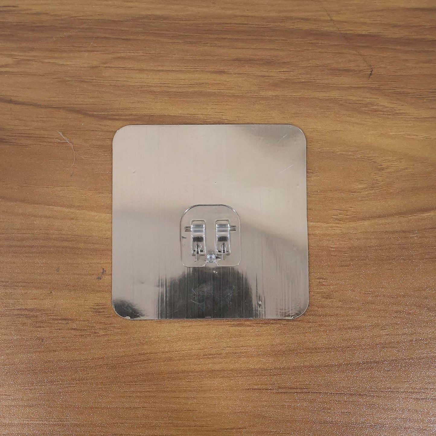 Self-Adhesive Heavy-Duty Plastic Wall Hook – 1 Pc (8x8 cm)