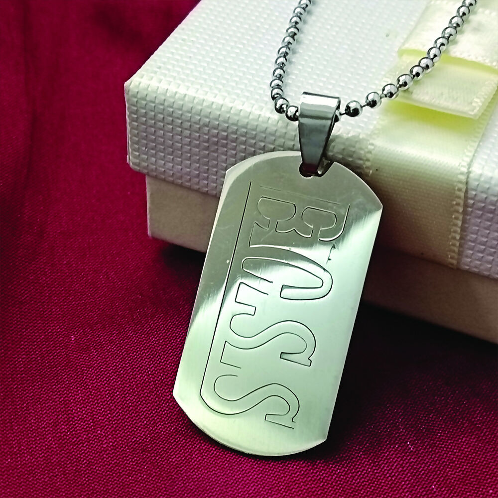 Boss Chain Pendant For Men