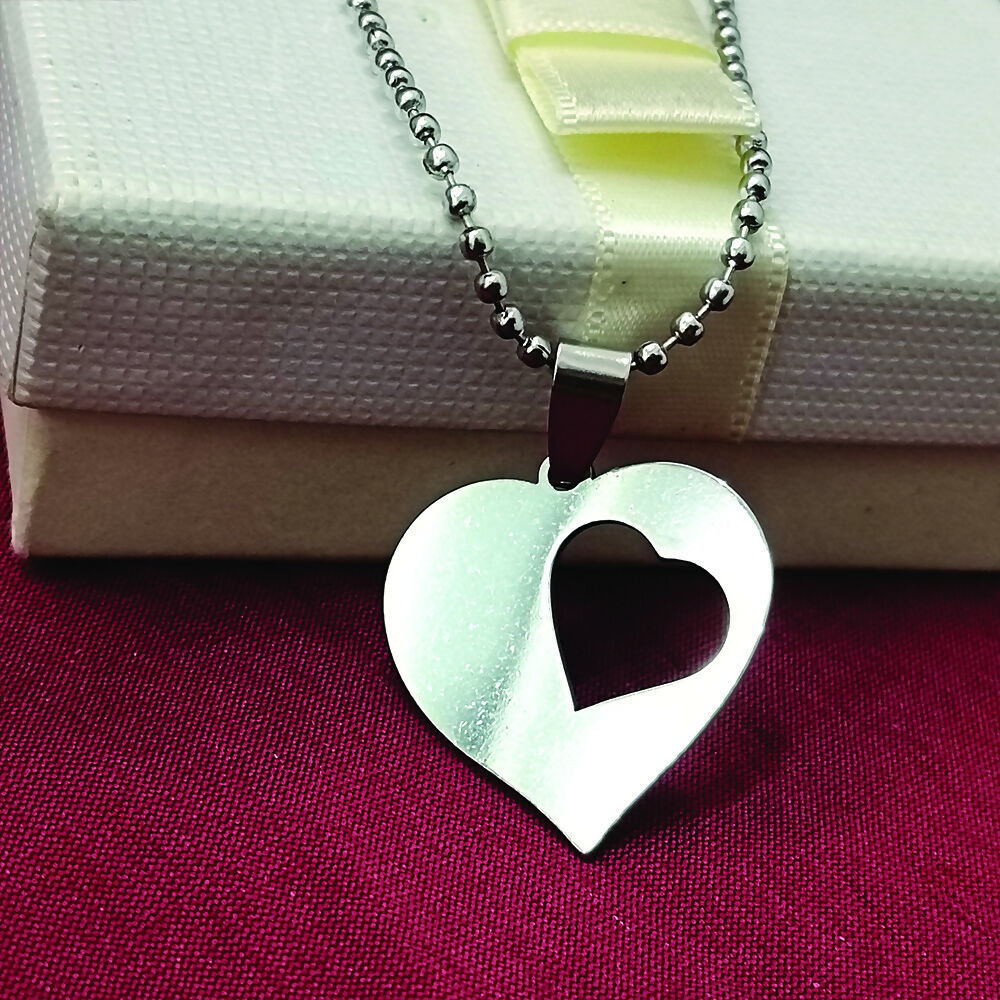 Heart Shaped Chain Pendant For Men And Women