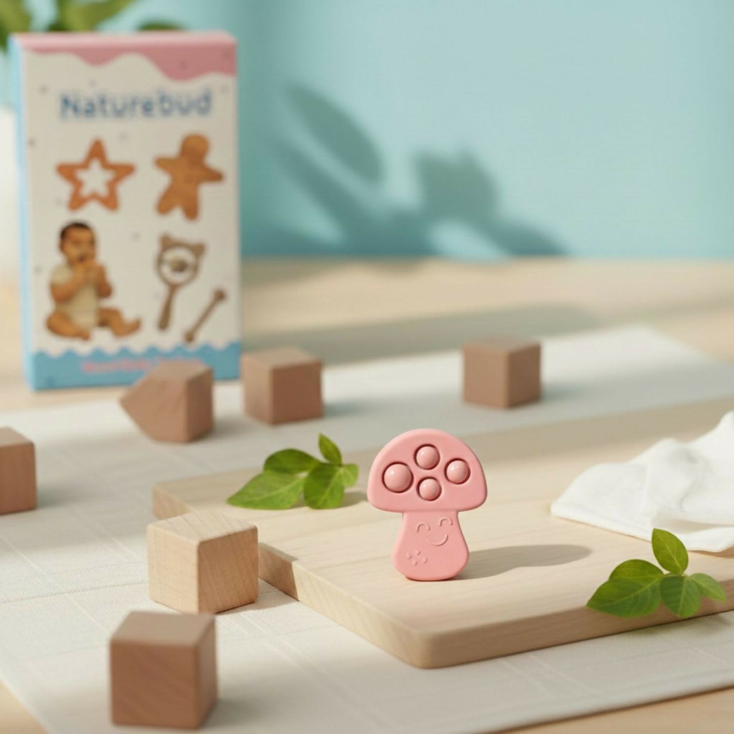 Pop It Tree shaped baby teether