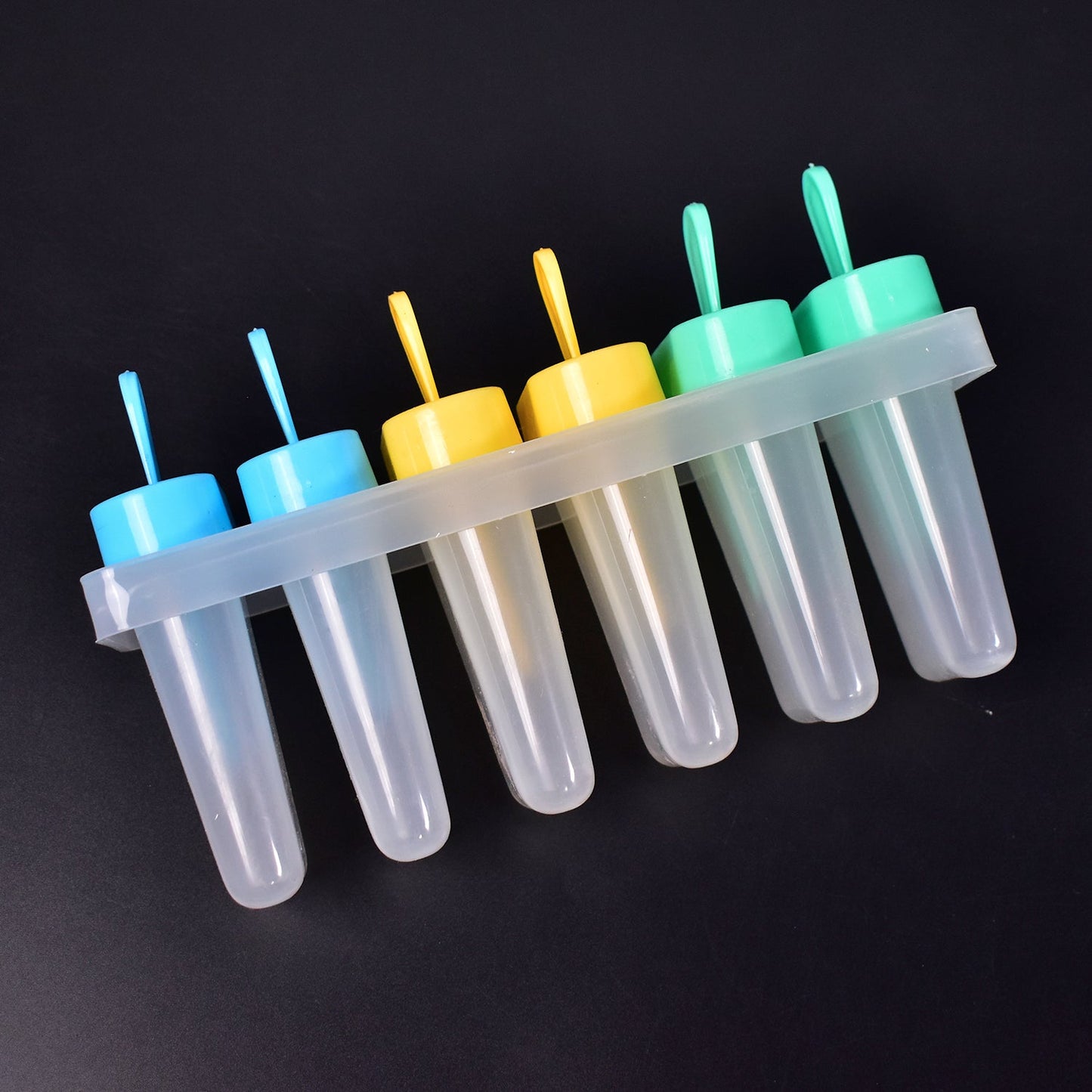 आइस कैंडी मेकर अपग्रेड पॉप्सिकल मोल्ड्स सेट 6 आइस पॉप मेकर पुन: प्रयोज्य आइस लॉली क्रीम मोल्ड स्टिक के साथ होम-मेड पॉप्सिकल्स मोल्ड