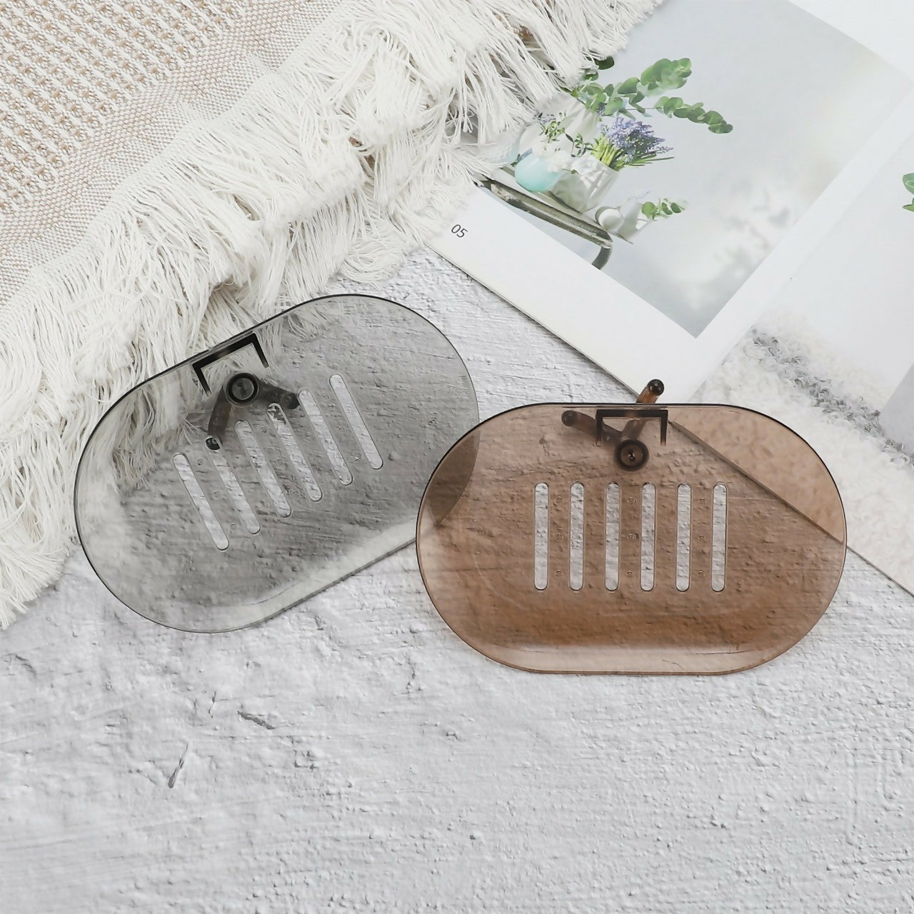 Wall Mounted Soap Plate pack of 2