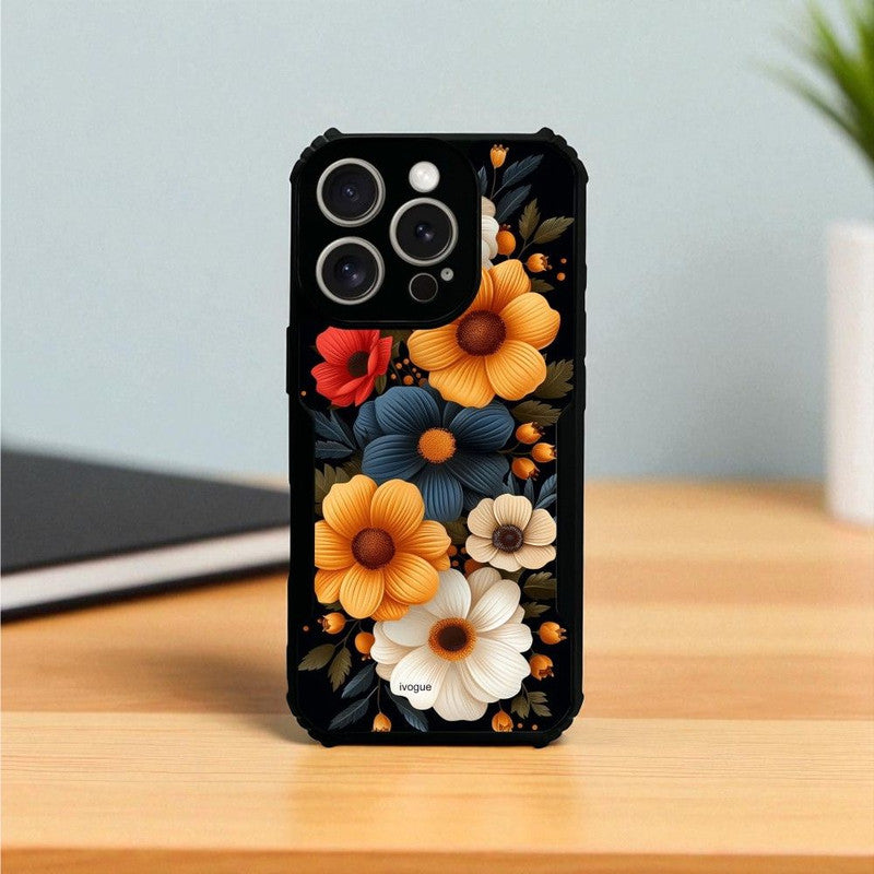 Retro Petals Mobile Cover For Apple Iphone 16 Pro Max