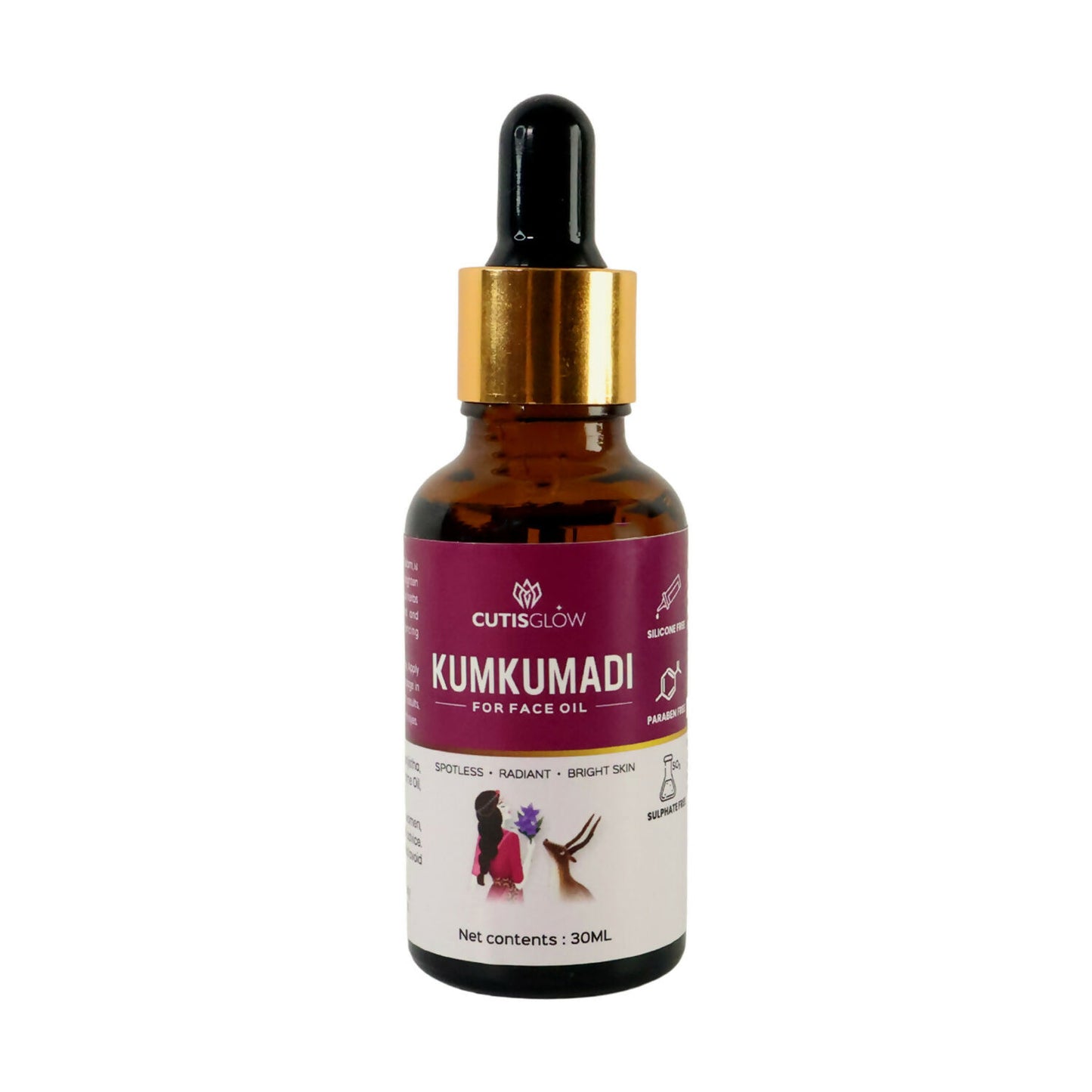 Eyelet Kumkumadi Face Oil – Ayurvedic Brightening & Spotless Radiance Elixir with Saffron & Herbs (30ml)