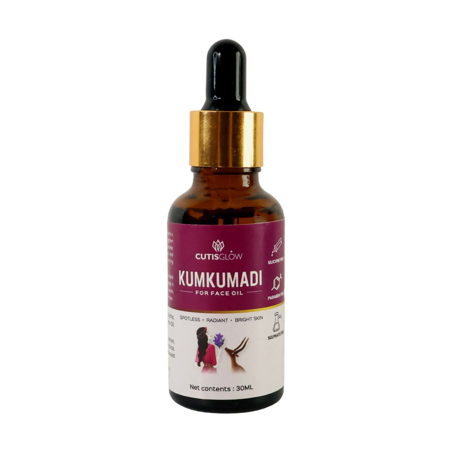 Eyelet Kumkumadi Face Oil – Ayurvedic Brightening & Spotless Radiance Elixir with Saffron & Herbs (30ml)