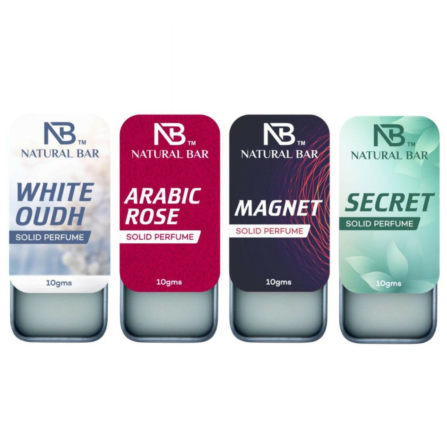 Using finger to warm solid perfume for alcohol-free fragrance application