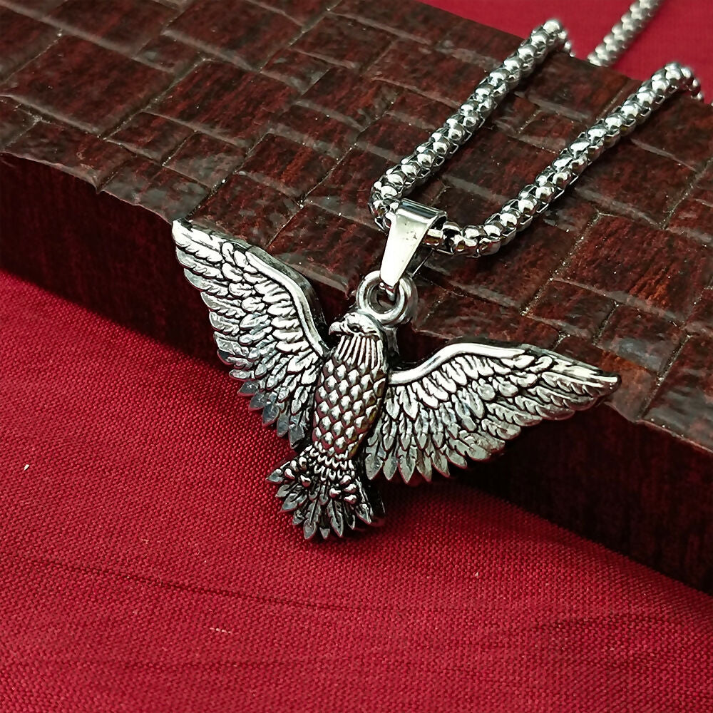 Winged Eagle Chain Pendant For Men and Women