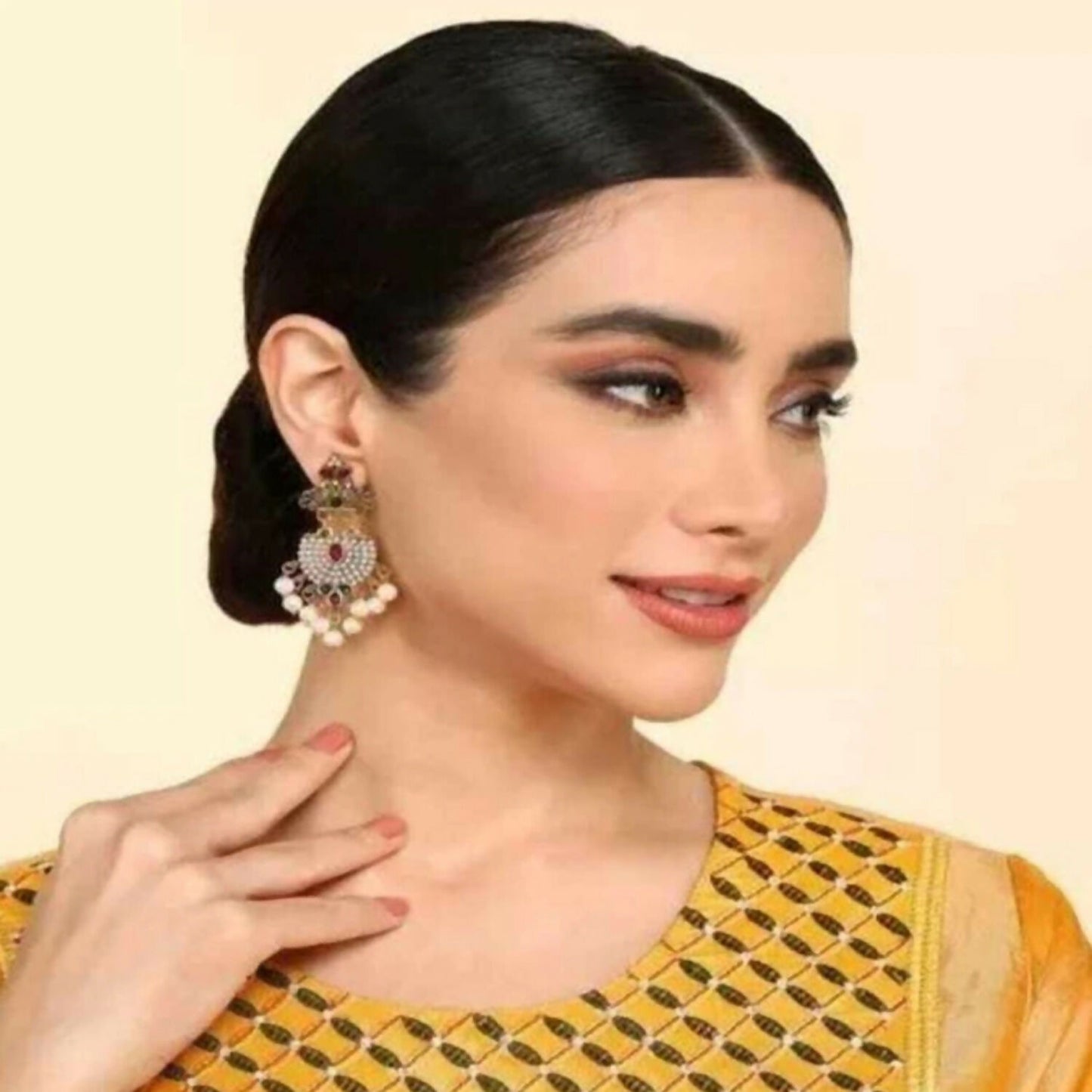 Stylish Fancy Traditional Pearl Jhumka Earrings Navaratri Special Earrings Jhumka For Women