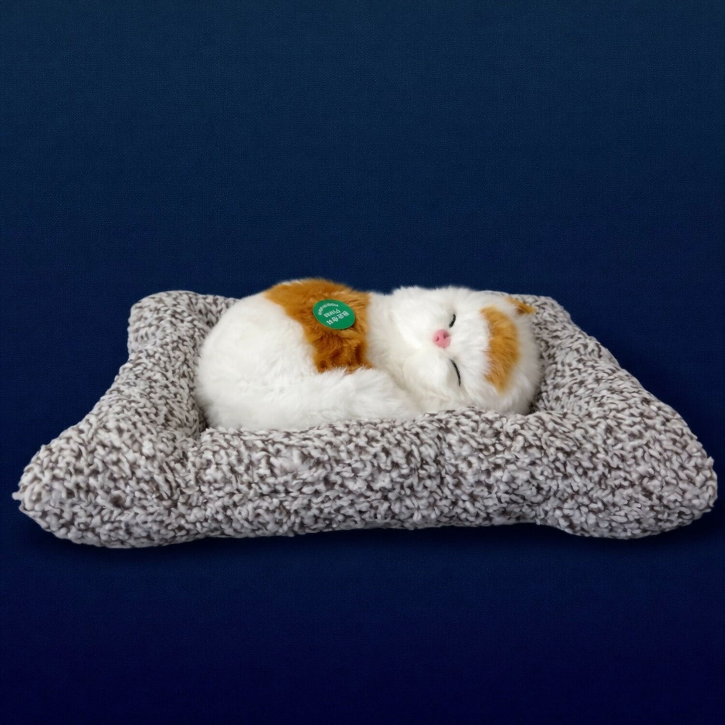 Sleeping Cat Car Dashboard Decor Soft Plush Showpiece for Auto Interior