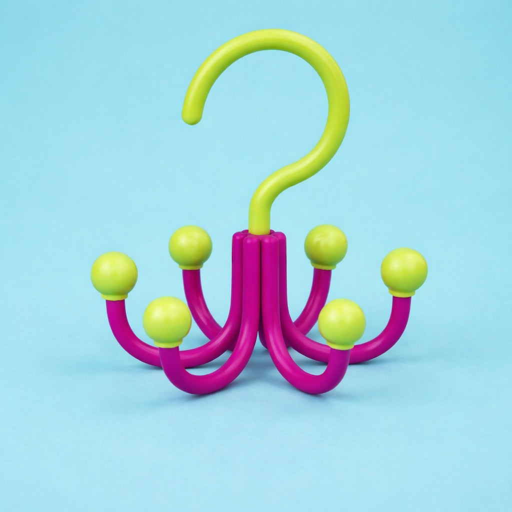 Over Door Multi Hook Organizer for Keys, Caps & Accessories