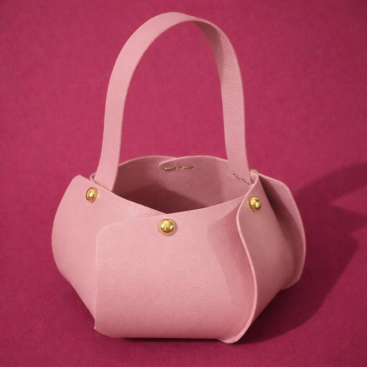 Pink Mini Handheld Bag for Women | Compact Casual & Gift Purse
