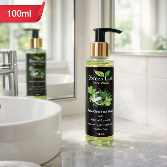 Acne Clear Face Wash – Neem, Tulsi & Aloe Vera Herbal Formula ( 100 Ml)