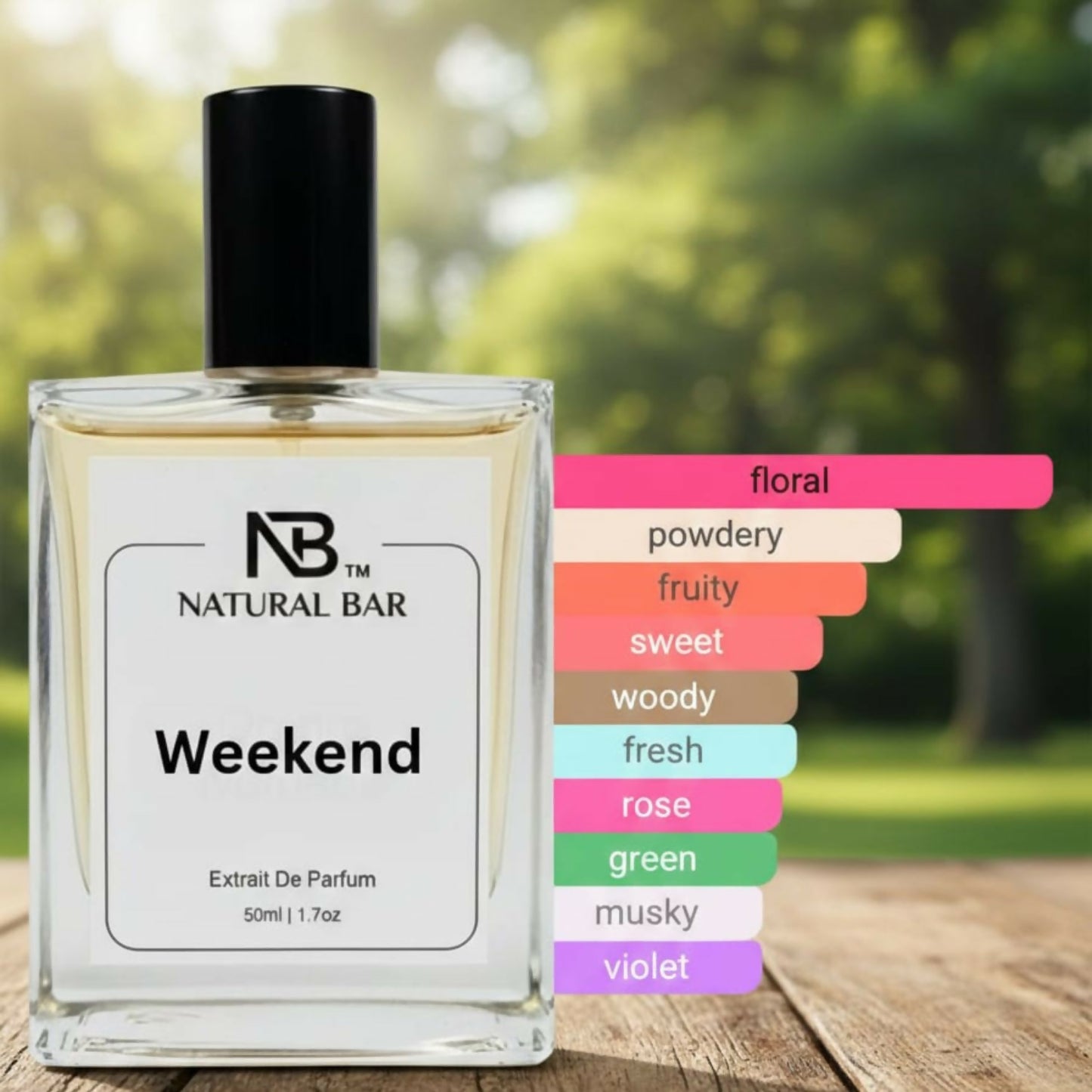 Weekend Eau de Parfum for Men and Women | Floral Powdery Sweet notes| | Long- Lasting Luxury Perfume | Ideal Gift for Wife & Girlfriend |50 ml